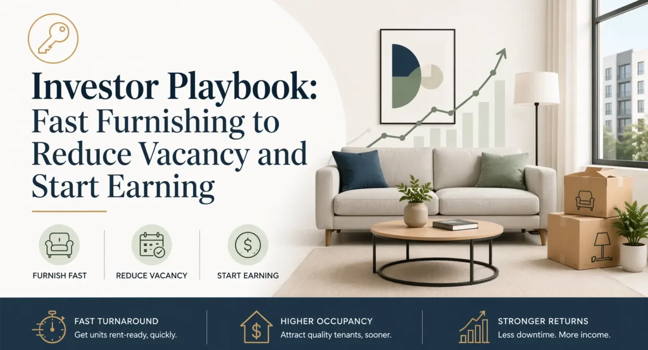 Investor Playbook: Fast Furnishing to Reduce Vacancy Fast