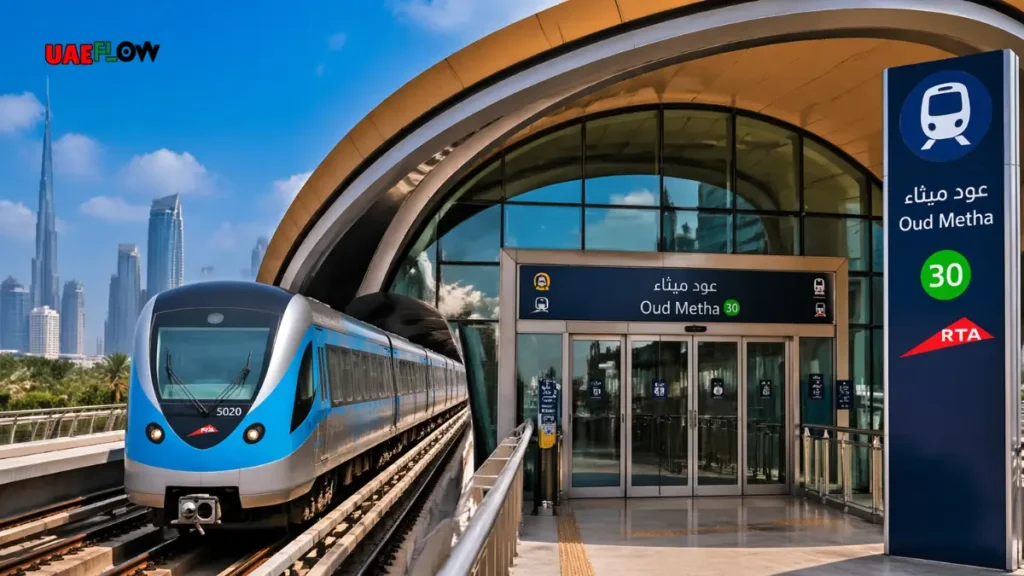 Oud Metha Metro Station Dubai