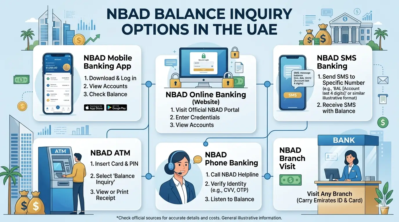 NBAD Balance Inquiry in UAE
