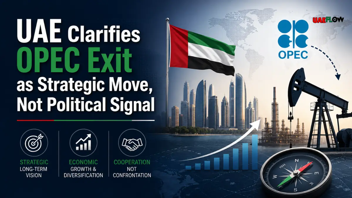 UAE Clarifies OPEC Exit as Strategic Move, Not Political